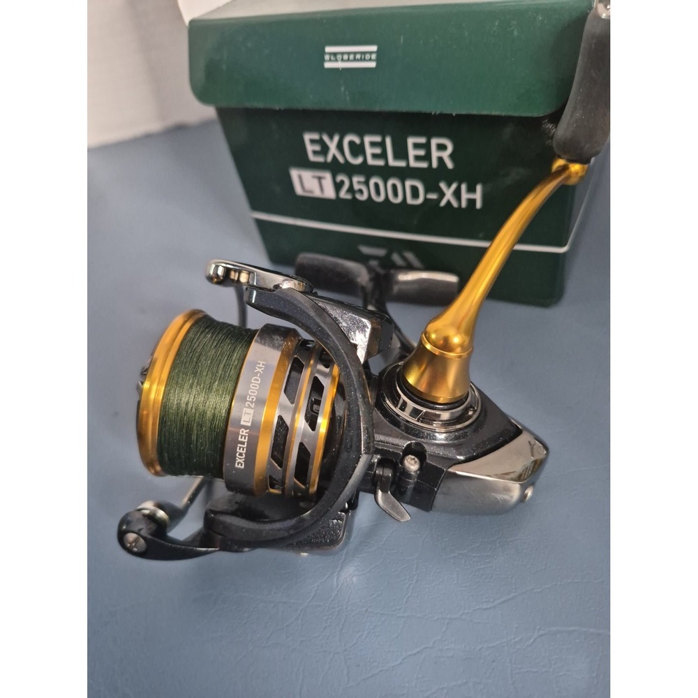 Daiwa Exceler LT 2500XH Prespooled W Braid NIB Fishing Spinning Reel